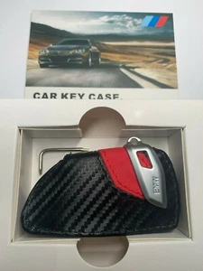 OEM Style Carbon fiber BMW Key Holder Cover Case For BMW X1 X3 X5 X6 M F15 F16 - Picture 1 of 6