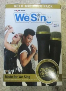 THQ Nordic We Sing Gold micrófono paquete doble 2 micrófonos + concentrador USB 60 - Imagen 1 de 3
