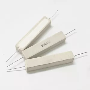 Resistencia de cemento 20W15RJ 15 ohmios Ω 20 vatios RX27-1 SQP resistencia 5 piezas - Imagen 1 de 3