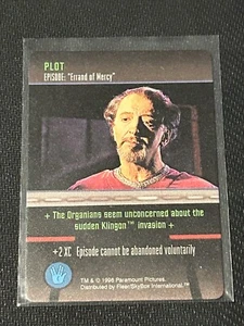 Star Trek The Card Game Plot Errand of Mercy - Picture 1 of 2