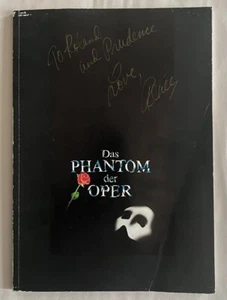 PHANTOM OF THE OPERA-AUTOGRAPHED-RENE KNAPP/PROGRAM/1990's GERMAN/HAMBURG/VG - Picture 1 of 9
