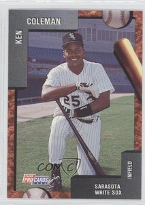 1992 Fleer ProCards Minor League Kenneth Coleman Ken Coleman #212