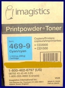 Toner ciano originale Imagistic 469-9 per CD-1500-2000 (1) cartuccia sigillata in fabbrica - Foto 1 di 1