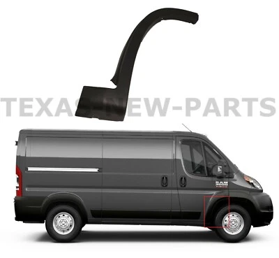 Fits 2019-2024 Ram ProMaster RH Front Door Flare Scuff Plate Trim Local Pickup Foto 1 de 4