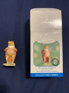 Hallmark Keepsake Mr. Jeremy Fisher Beatrix Potter Christmas Ornament 2000 - Picture 1 of 7