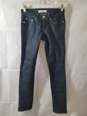 Flying Monkey Jeans Size 0 Black Dark Wash Skinny Stretch Mid Rise Y2K Retro - Image 1 of 4