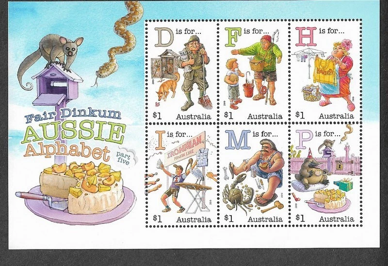 AUSTRALIA ALFABETO AUSTRALIANO MIN HOJA 2019 Foto 1 de 1