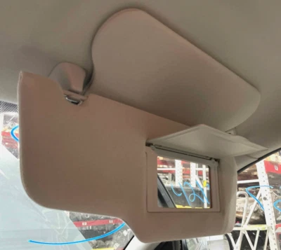 2005 福特 Crown Victoria 原始设备制造商右手乘客侧双遮阳板灰色 — 第 1/3 张图片