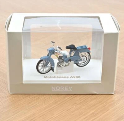 Norev 182057 Motobécane AV88 1976 Blau 1:18 Standmodell Neu OVP - Bild 1 von 2