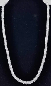 Collana Deb Guyot Herkimer argento sterling 925 prolunga catena chiusura aragosta - Foto 1 di 4