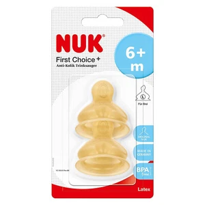 Baby Bottle Teat Fast Flow No Colic Latex BPA Free 6 Month + Nuk Pack Of 2 - Picture 1 of 2