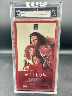IGS 8.5-8.5 1988 Willow RCA Slide VHS MOVIE SEALED GRADED CGC VGA - Image 1 of 4