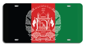 Afghanistan Flag Vanity License Plate Car Truck Accessory Arabia Islamic - Imagen 1 de 1