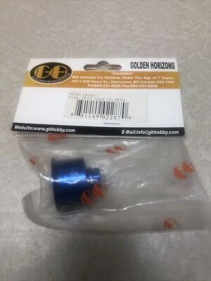 Golden Horizons RC Car Part # 02287 Blue Alum Diff case for Revo - Image 1 of 2