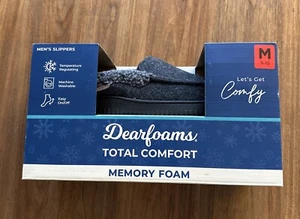 DEARFOAMS Men's Slippers MEMORY FOAM Total Comfort Size S 7-8 M 9-10 L 11-12 - Picture 1 of 31