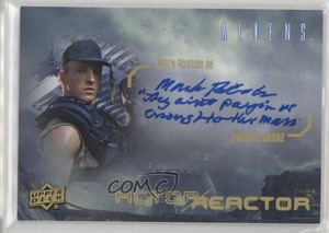 2018 Upper Deck Aliens Movie Actor Reactor Inscriptions Mark Rolston Auto 4et