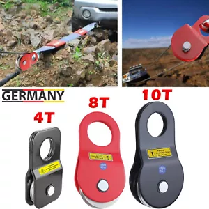 Umlenkrolle Seilrolle Seilzug Stahl Forstseilwinde Seilrolle Heberolle 4T 8T 10T - Bild 1 von 21