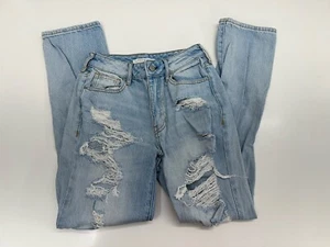 Pacsun Womens Jeans Size 23 Mom Jean Distressed Denim - Picture 1 of 12