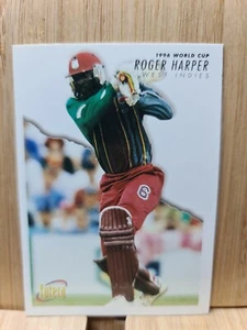 ROGER HARPER🏆#4 Futera World Cup WEST INDIES Cricket Card🏆FREE POST - Picture 1 of 2