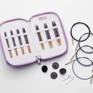 KnitPro J’adore Cubics Special Interchangeable Circular Needle Set 4" - Picture 1 of 4