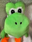 BRAND NEW Nintendo Super Mario Green Yoshi Plush Cuddle Pillow with Tags 18"