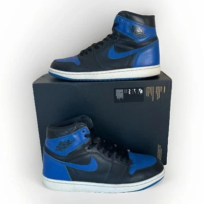 Hombres Air Jordan 1 Retro Alto OG Royal 2017 EE. UU. Talla 9.5 555088-007 Foto 1 de 4