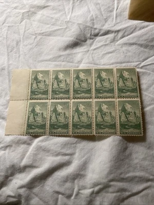 US-(-1934-)Scott # 747-National Parks-8c.  Block of 10-MNH #11 - Image 1 of 4