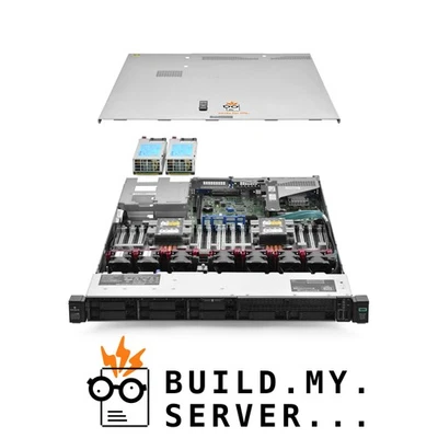 HP ProLiant DL360 G10 Server Silver 4116 2.10Ghz 12-Core 64GB RAM 8x 1.2TB File - Image 1 of 4