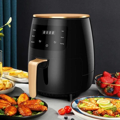 6L Heißluftfritteuse Friteuse Heißluft Fritteuse Fritteusen Airfryer Touchscreen - Bild 1 von 4