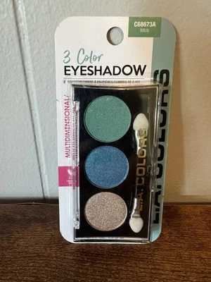LA COLORS 3 Color Eyeshadow Palette w/ Applicator Lotus C68673A 0.19 Oz NEW - Image 1 of 2