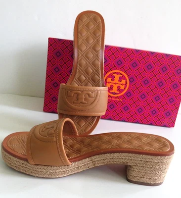 Sandalias Tory Burch de cuero con plataforma deportiva en T talla 7,5 M Foto 1 de 4