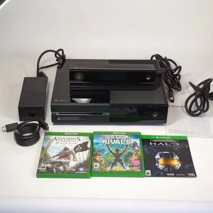 Xbox One 500GB Console Modello 1540 Kinect Bundle + 3 Giochi NO CONTROLLER Testato - Foto 1 di 10