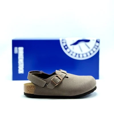 *NUEVO* Unisex NIÑOS BIRKENSTOCK Tokio Birkibuc MARRÓN MOCA (1027916) 👍 Foto 1 de 4