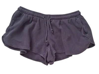 Thermal Loose Fit Shorts Brandy Melville Small Dark Gray  - Image 1 of 4