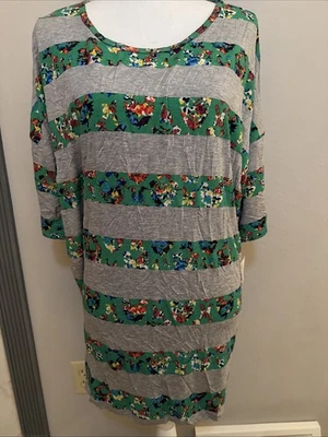 LuLaRoe Irma XXL T Shirt High-Low Tunic Size 2XL Plus Size Rayon Stretchy - Image 1 of 4