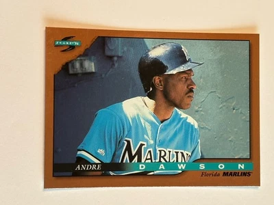 ANDRE DAWSON 96 SCORE DUGOUT COLLECTION #44 EXPOS CHICAGO CUBS MARLINS - Image 1 of 2