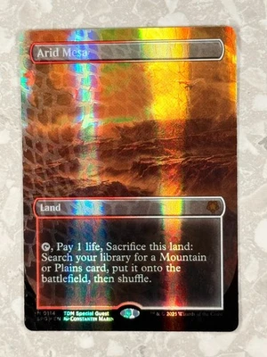 Arid Mesa MTG Special Guests SPG Borderless Dragonscale Foil 114 NM X1 - Image 1 of 4