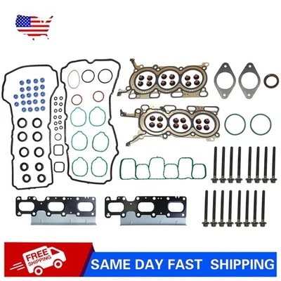 HS26487PT-2 Gasket Set Head Bolts For 2011-2019 Ford Edge Explorer Flex Taurus  - Image 1 of 4