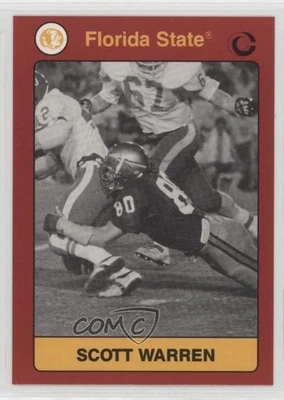 1991 Collegiate Collection Florida State Seminoles Scott Warren #119 - Image 1 of 2