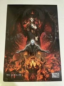 Blizzcon 2023 Exclusive Lilith Diablo 4 Poster Blizzard Entertainment 20x14 inch - Picture 1 of 1