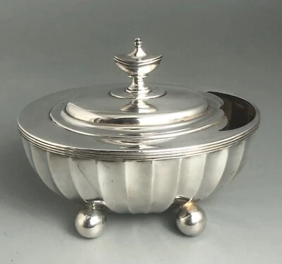 Calentador de cuchara victoriano plateado Mappin & Webb c1890 ELZX Foto 1 de 3