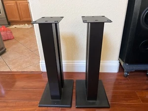 Soportes de altavoces de estantería metal negro para Tannoy u otros altavoces - Un par - Imagen 1 de 3