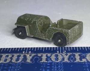 Vintage Tootsietoy - Military Army Willys Jeep - Olive Green - Chicago Cir. 1950 - Picture 1 of 7