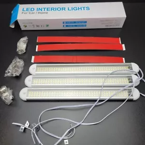 3 Ultra-thin 12v Led Lights, 120 LEDs Car Home Kitchen Interior Lights, Led - Picture 1 of 9