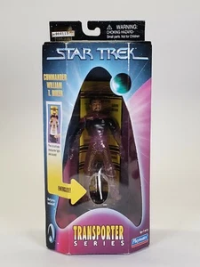 1998 Playmates Star Trek Transporter Series Cmdr William T. Riker Figure 5" - Picture 1 of 9