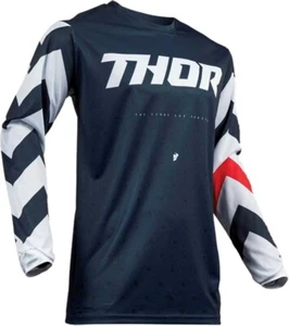 Thor MX Pulse Stunner Motocross Jersey Midnight White XLarge - Picture 1 of 2