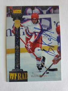 1994 Signature Rookies Tetrad Autographs Valeri Karpov Auto 4654/7750 #107