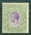 Sg 73 East Africa & Uganda Protectorate 1921. 3R Violet & Green. A Fresh...