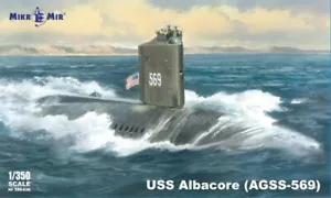 American Experimental Submarine AGSS-569 USS Albacore 1/350 Model Kit MM350-036 - Bild 1 von 12