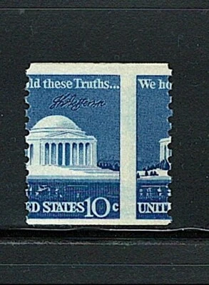 Errors Mint US Single (Misperf) Stamp, Scott# 1520, (MNH) - Image 1 of 2
